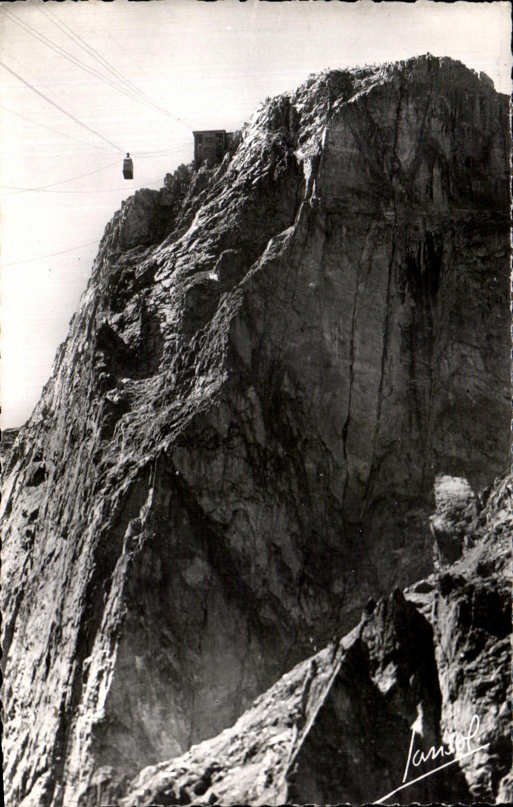 Chamonix (Haute-Savoie) — Der Brevent-Wall und der Aufstieg des Seilbahns — Éditions Photographiques JANSOL