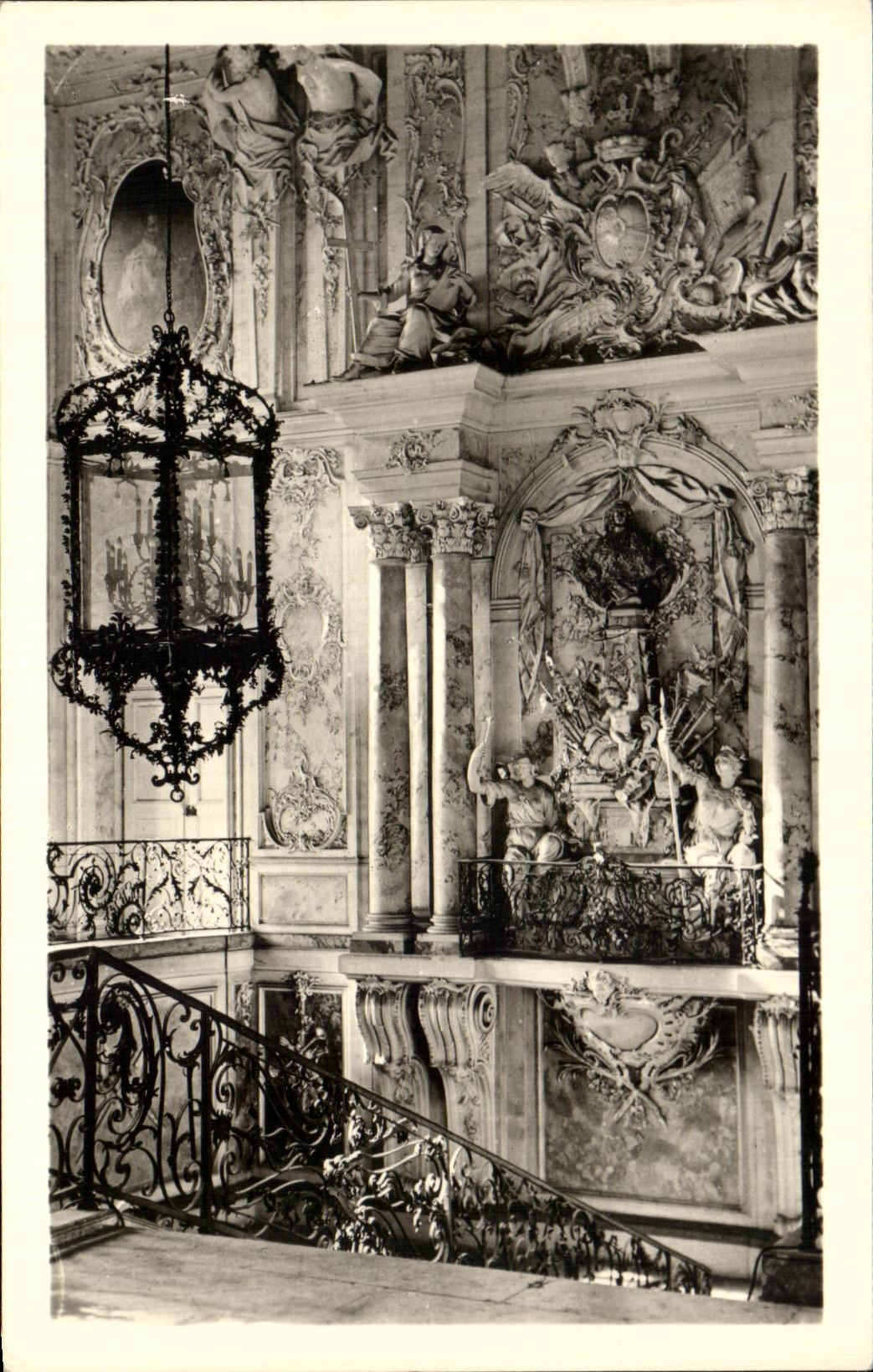 CPA Schloss Bruhl Innenaufgang