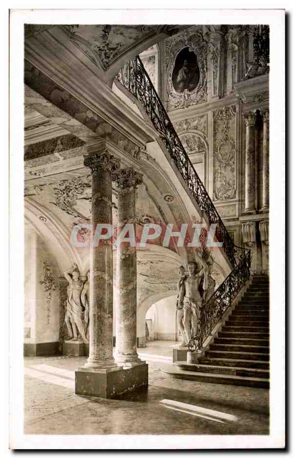 CPA Schloss Augusturburg Bruhl Treppenaufgang
