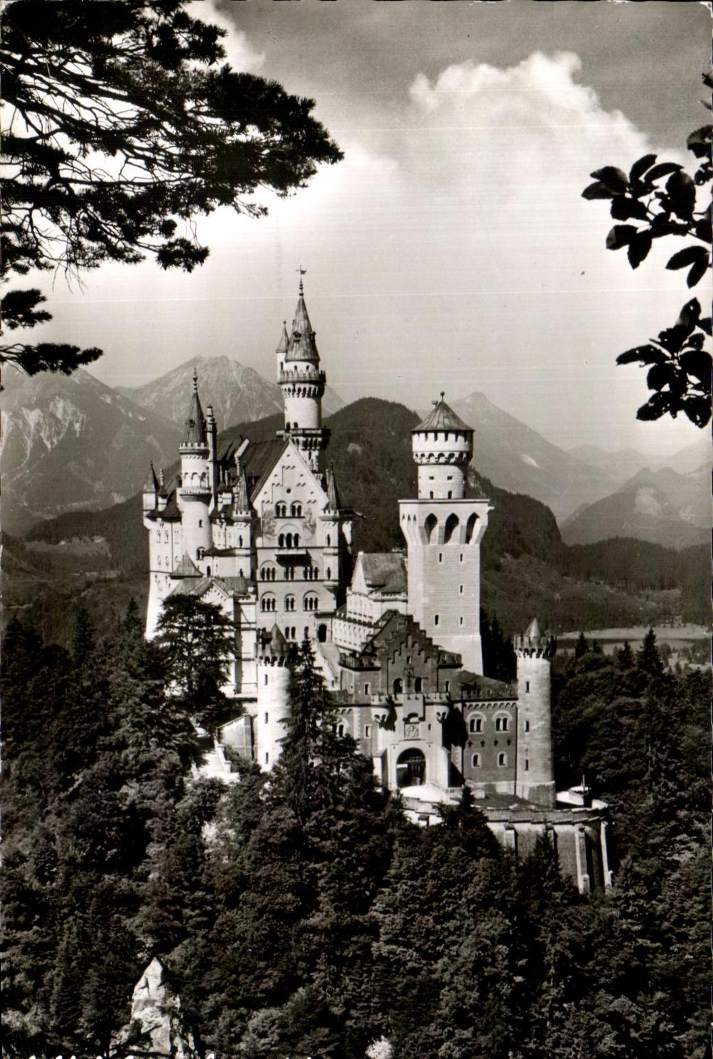 CPA Konigsscholb Neuschwanstein Boyer Attgov Stellen Sie Bitte vor der Abreise einen Nachsendungs antrag