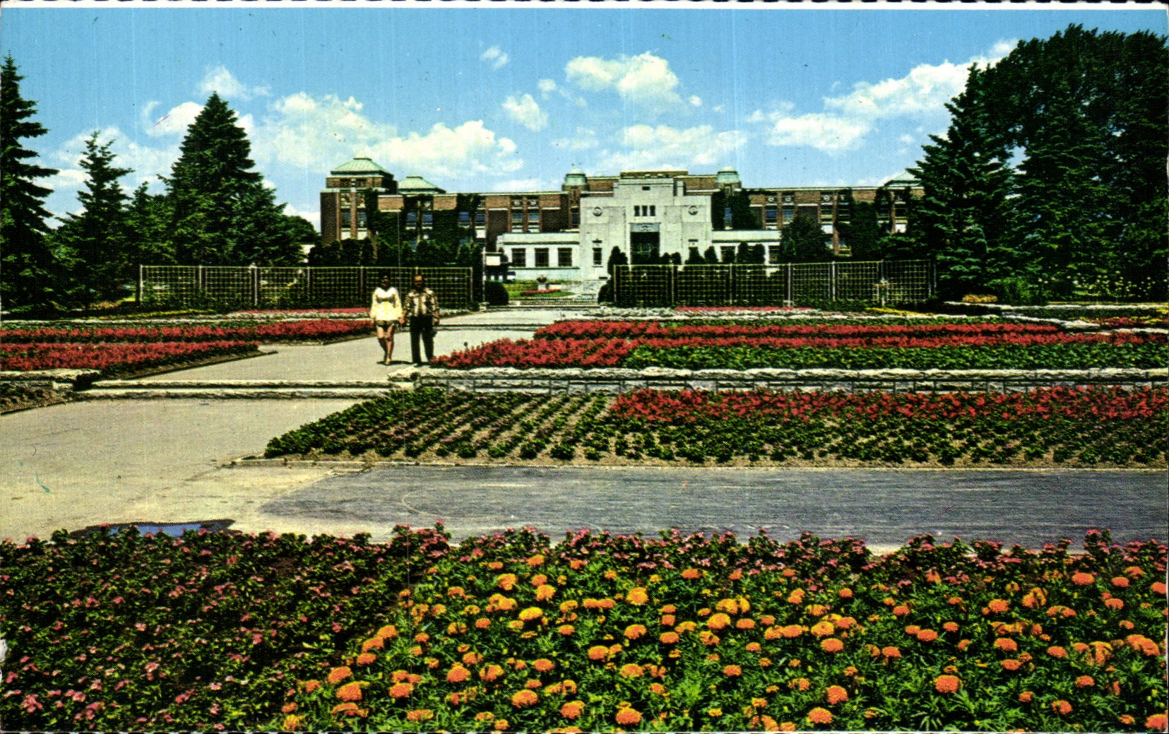CPA The Botanical Gardens Montreal Canada Le Jardin Botanique Montreal Canada