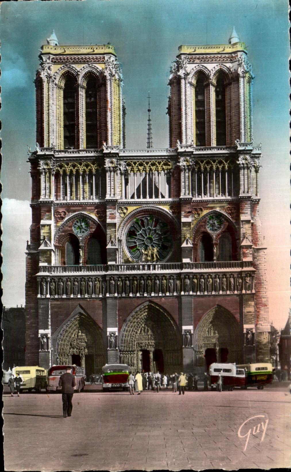 CPA Guy Paris Et ses Merveilles Cathedrale Notre Dame 