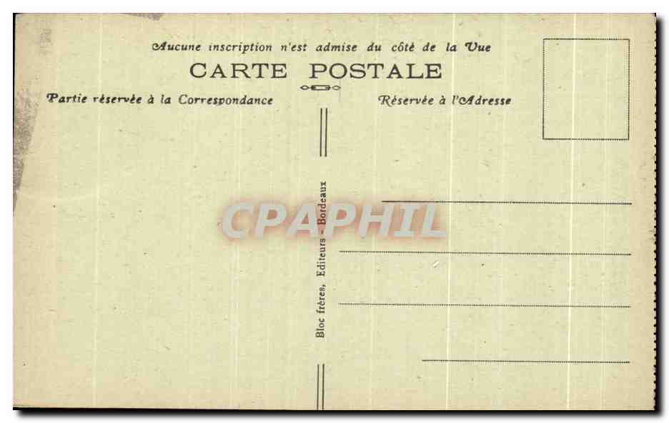 Route de Cauierets à Pierrefitte — Le Pont de Meyaba — B. R. — Verso