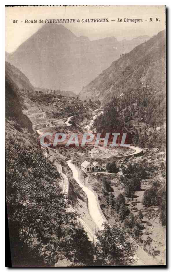 Route de Pierrefitte à Cauterets — Le Limaçon — B. R.