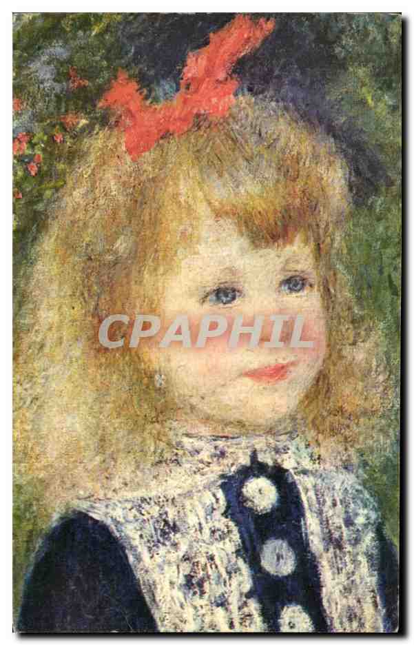 CPSM Renoir L'Enfant a L'arrosoir National Gallery of Art Washington