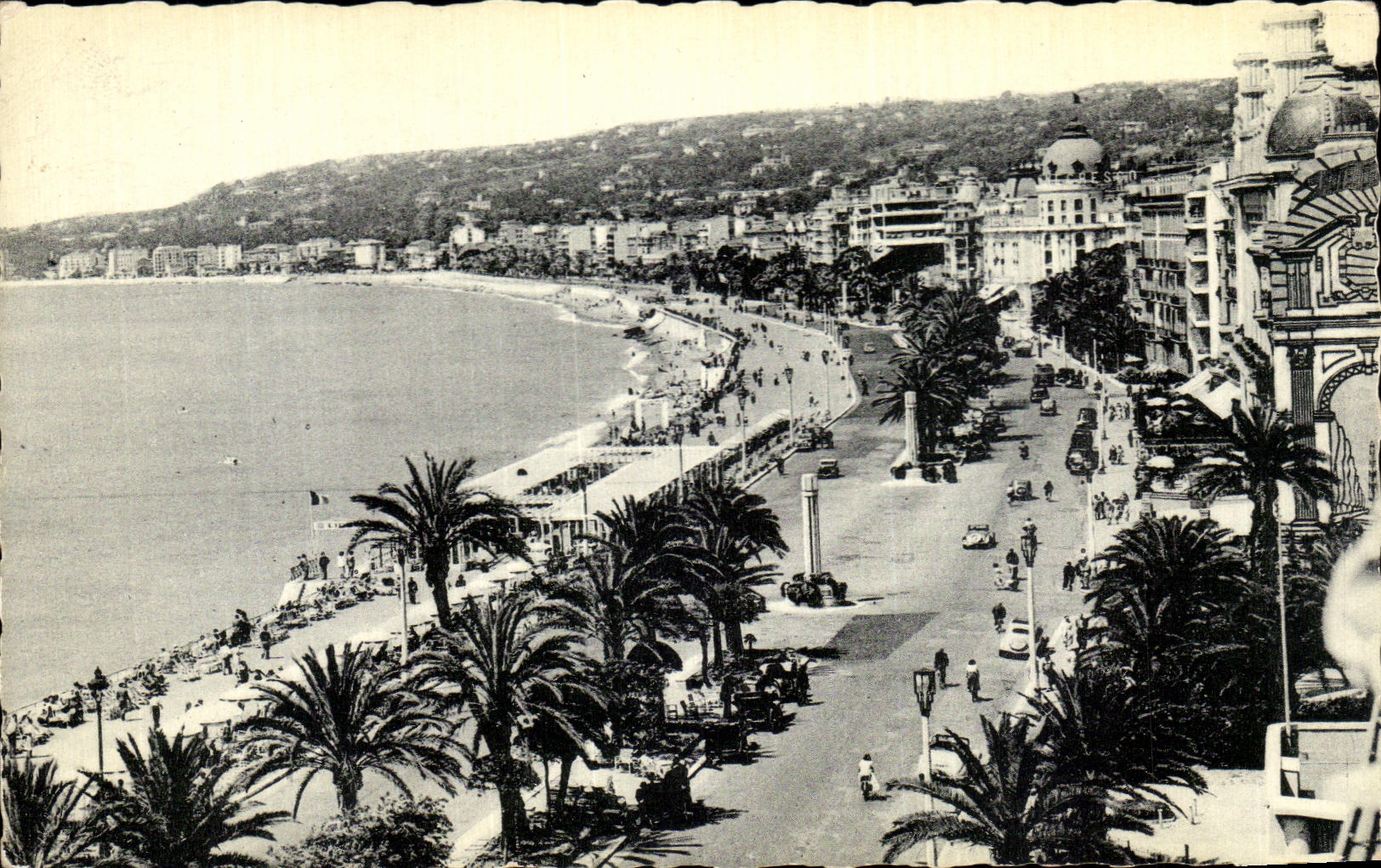 CPA Nice La Promenade des Anglais Vue prise de I'Hotel Ruhl