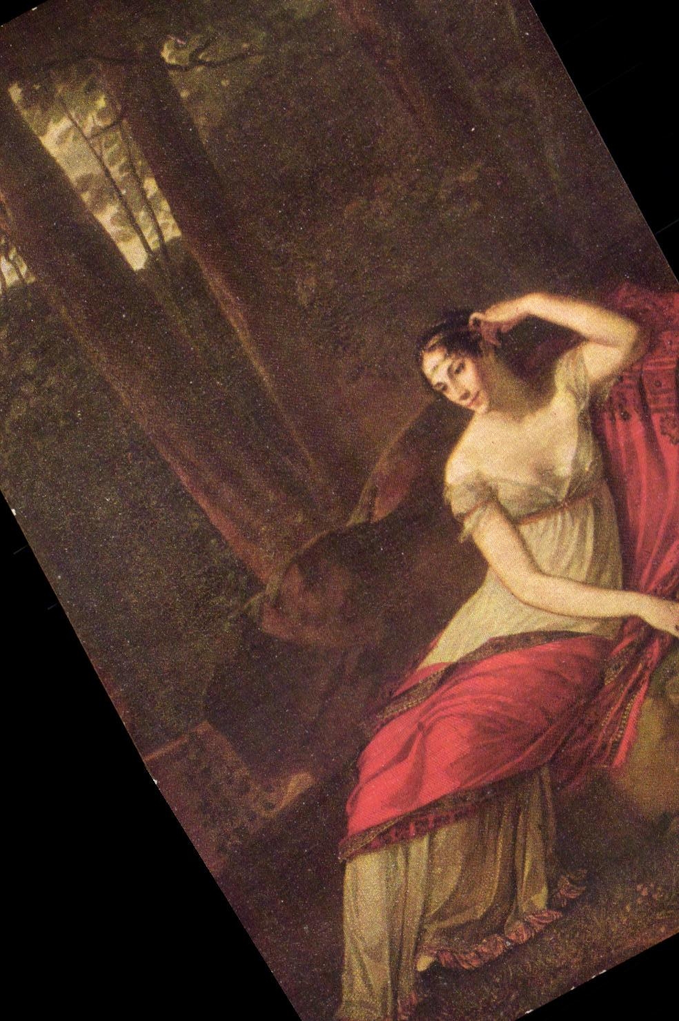 CPA Musee du Louvre Pierre Paul prud'hon Portrait de l'imperatrice Josephine 