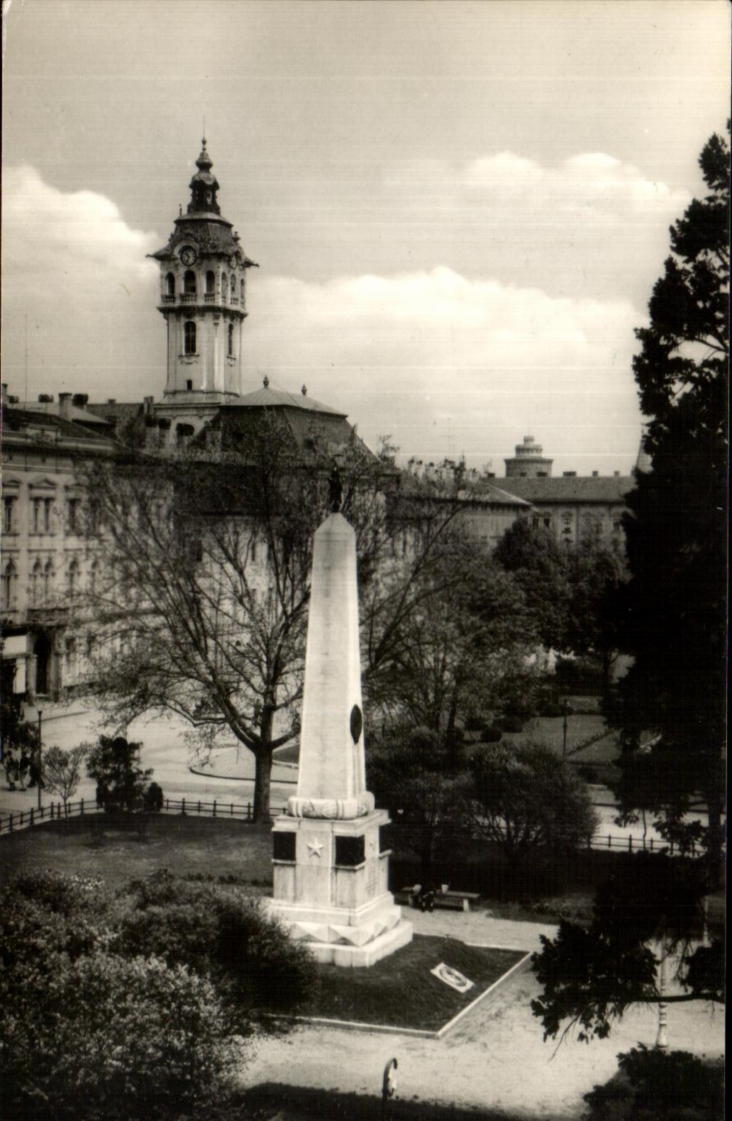CPA Szeged Szechenyi ter Hongrie Hungary