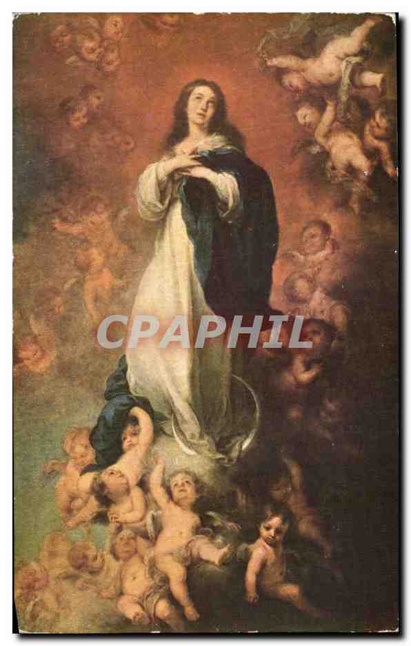 CPA Murillo La conception Immaculee de la vierge 