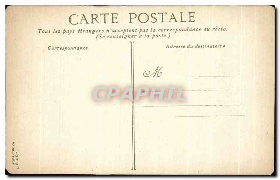 CPA Aix les Bains Hotel Bea — Verso