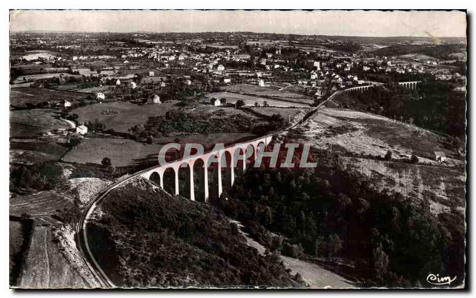 CPA Neris les Bains (Allier) Vue sur les Viaducs