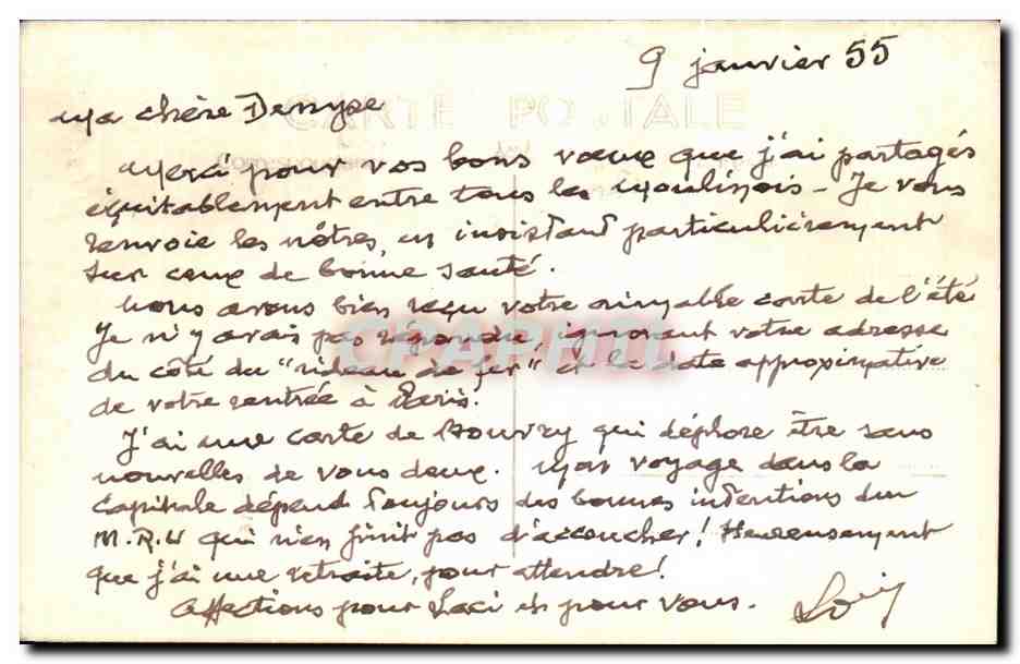 CPSM Non localisee — Back