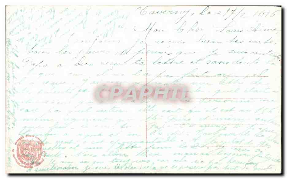 CPA Fantaisie Fleurs Toutes Mes Pensees Militaria  — Rückseite