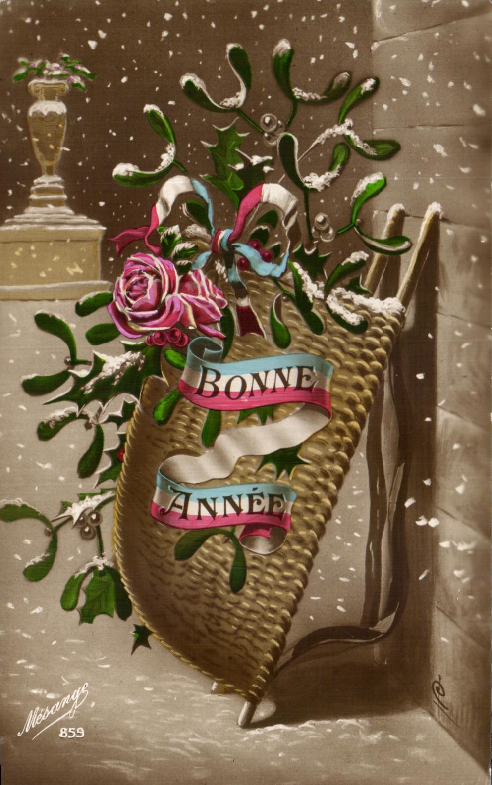 CPA Fantaisie Bonne Annee