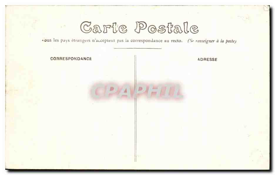 CPA Chartres Cathedrale Portail meridional — Verso
