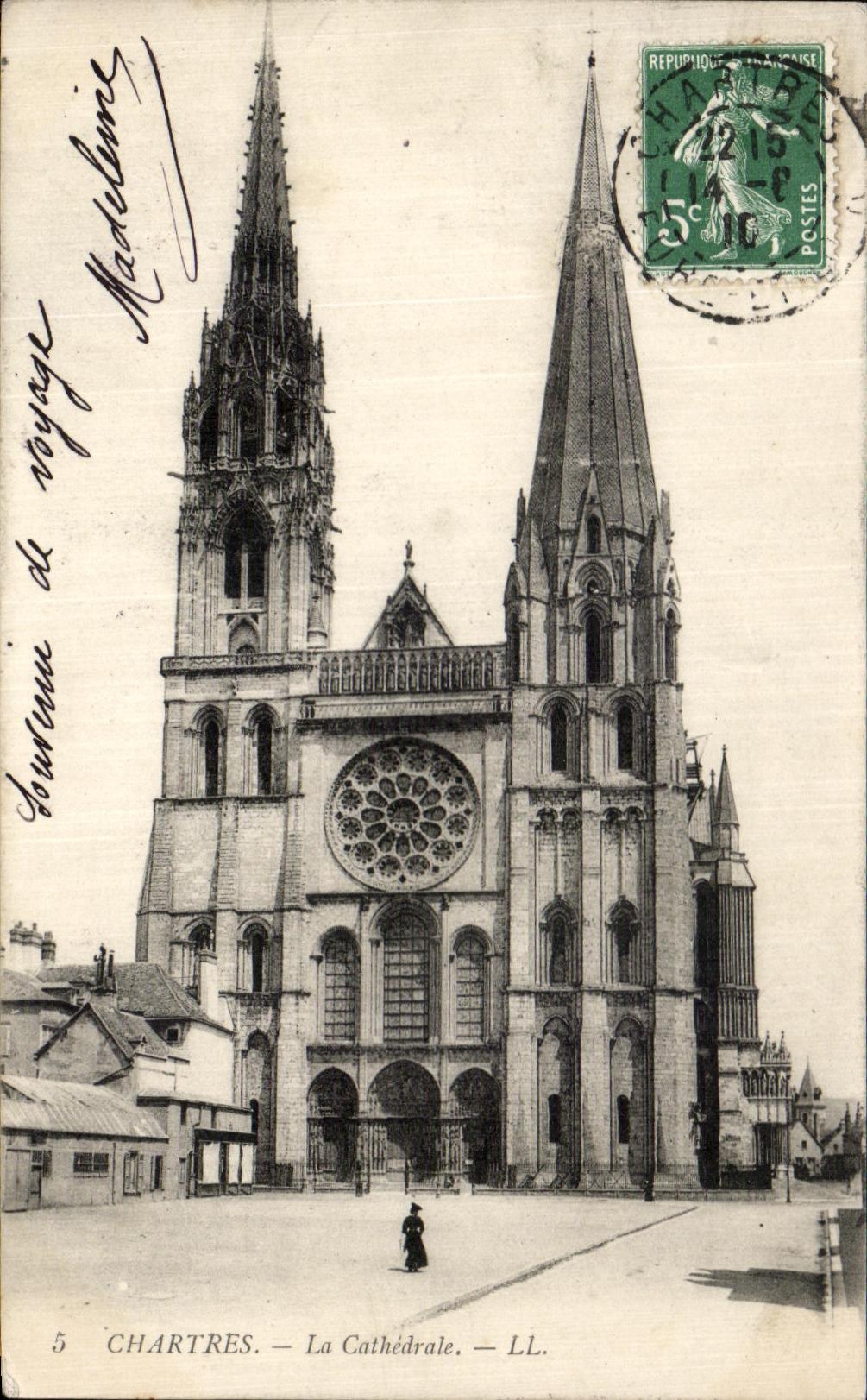 CPA Chartres La Cathedrale