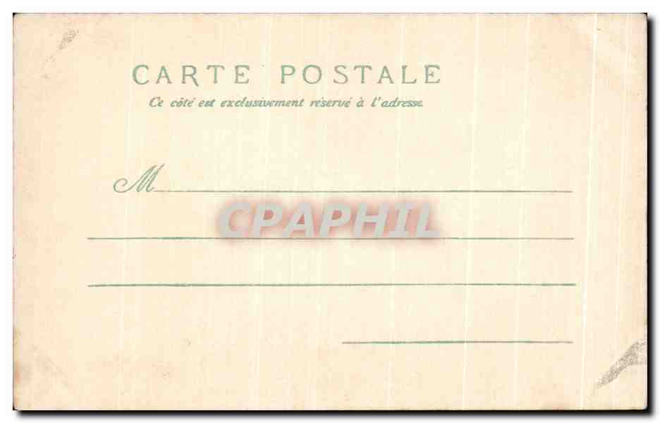 CPA Fantaisie Fleurs  — Verso