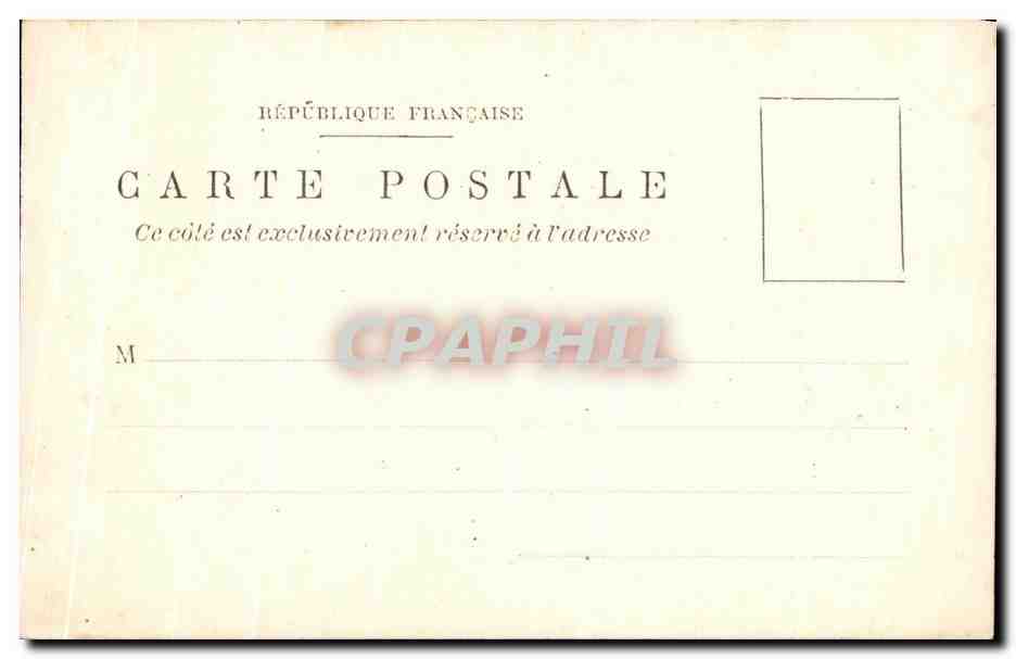 CPA Fantaisie Fleurs  — Verso