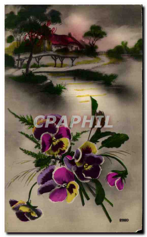 CPA Fantaisie Fleurs 