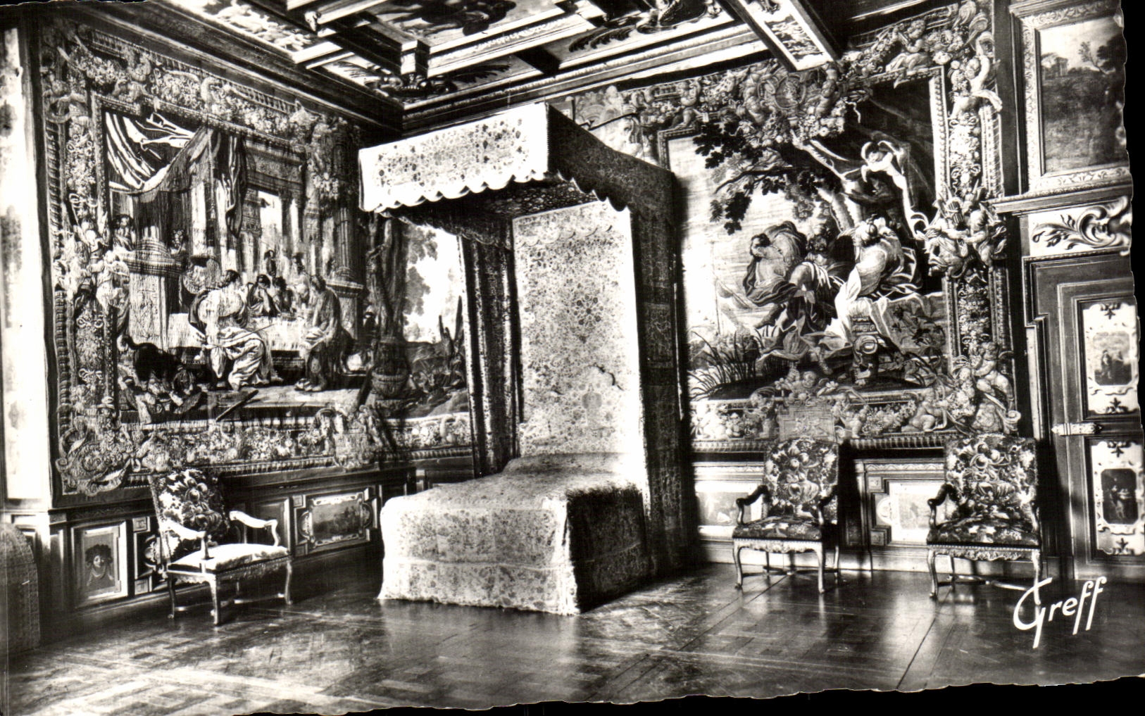 CPA Le Chateau de Cheverny La Chambre du Roy