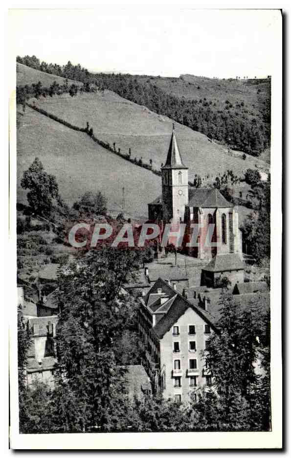 CPA Chaudes Aigues Vue vers I'Eglise