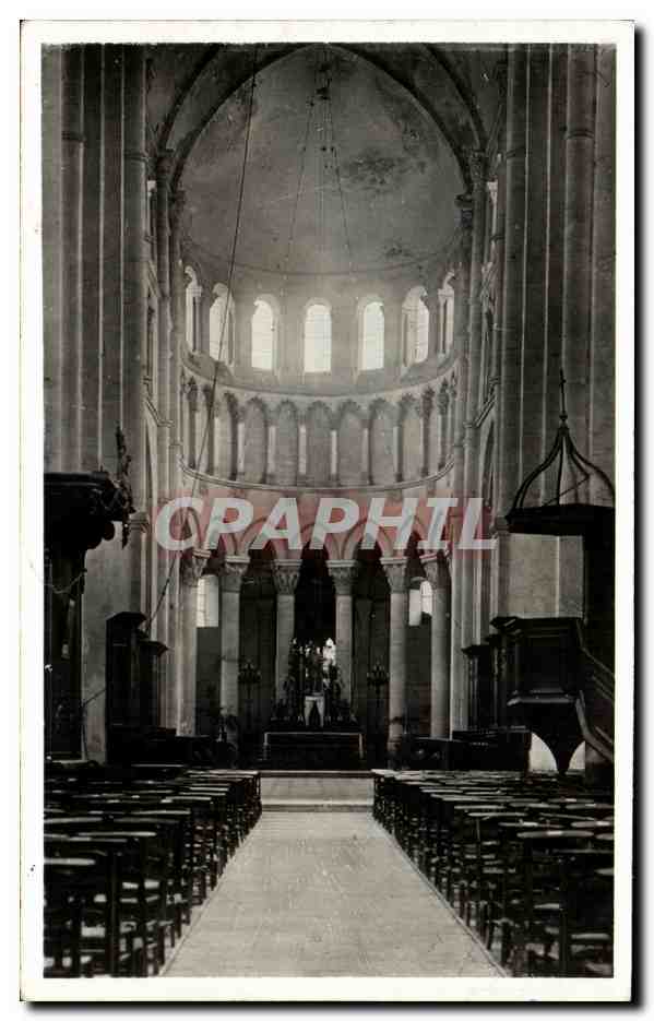 CPA La Charite Sur Loire (Nievre) Interieur de I'Eglise Le Choeur et Bancs des Echevins