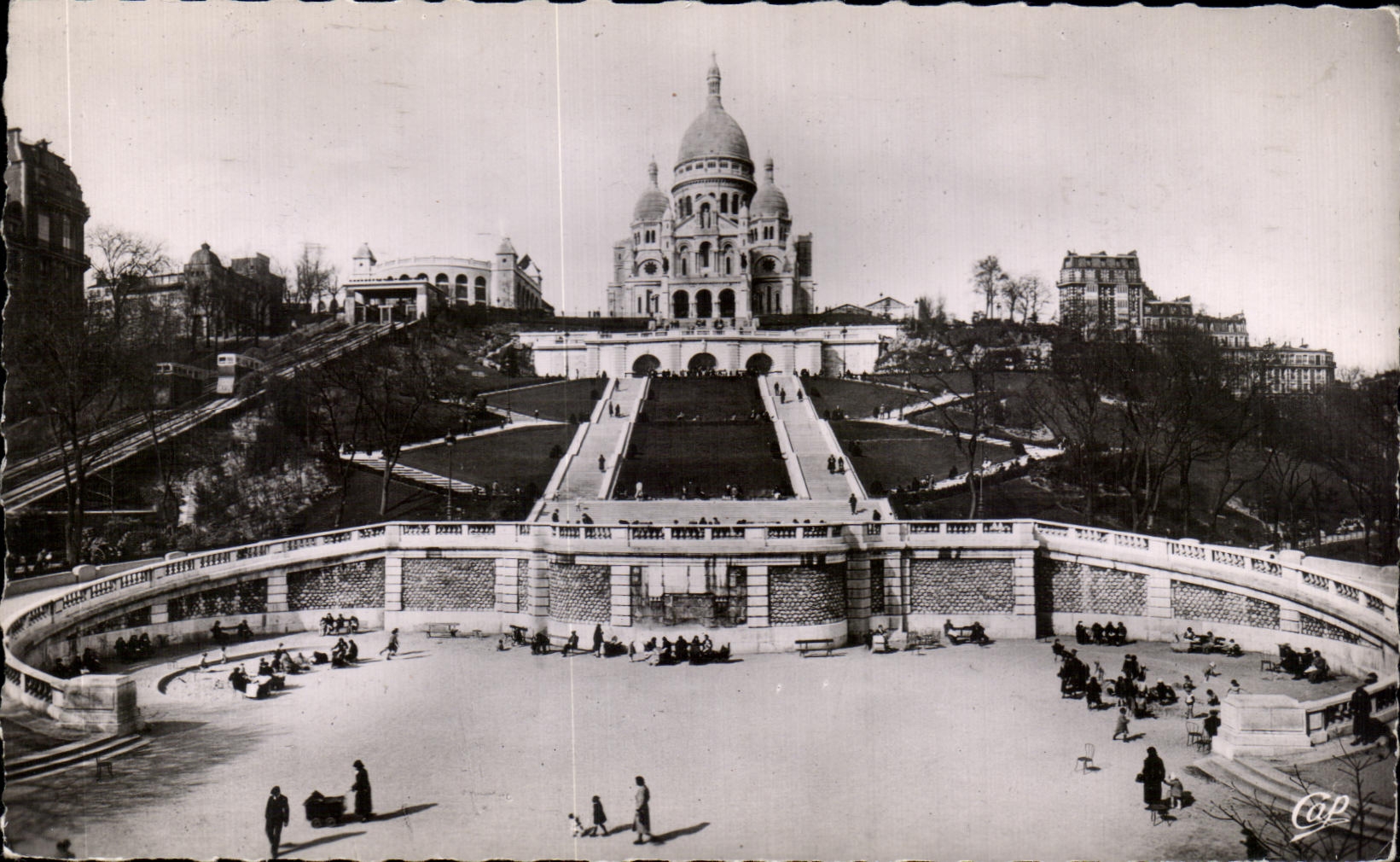 CPA Paris Sacre Coeur Montmartre