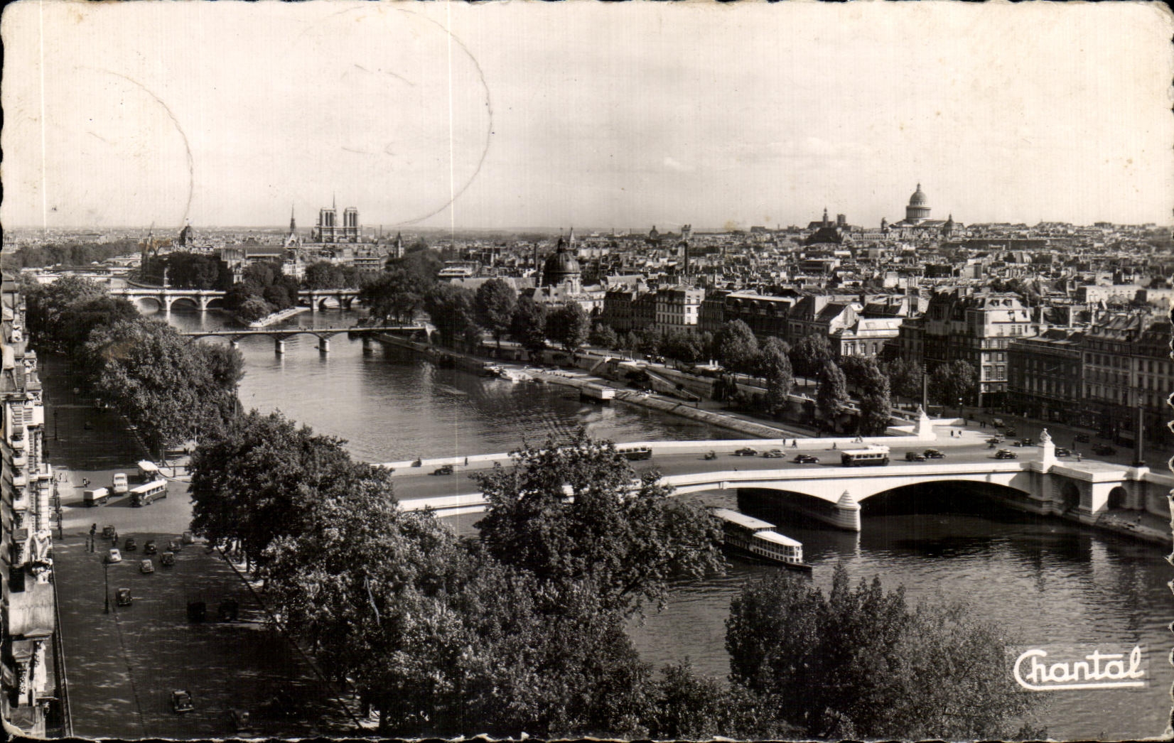 CPA Paris la pointe de la cite et les ponts
