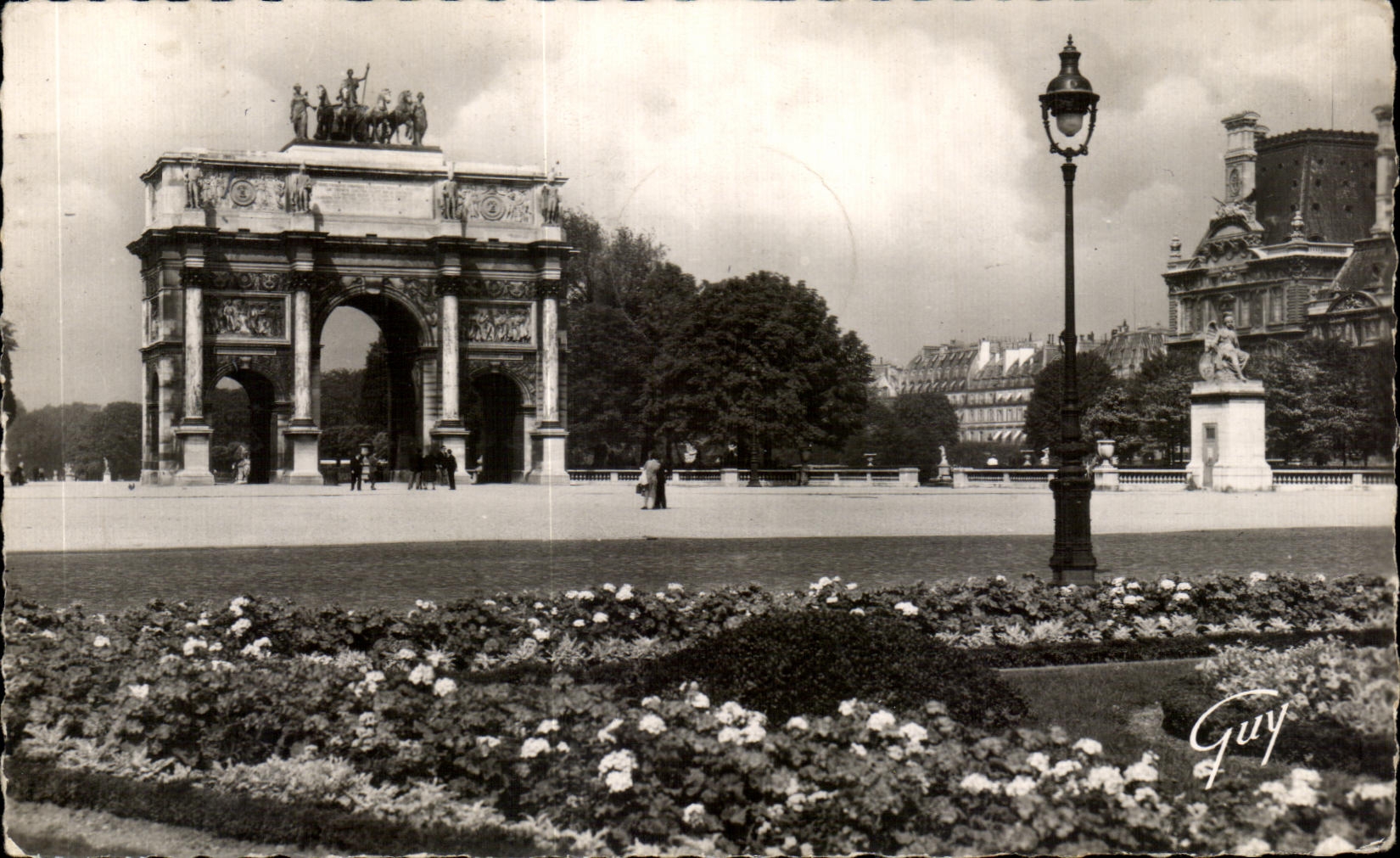 CPA Paris et ses merveilies place et arc de triomphe du carrousel