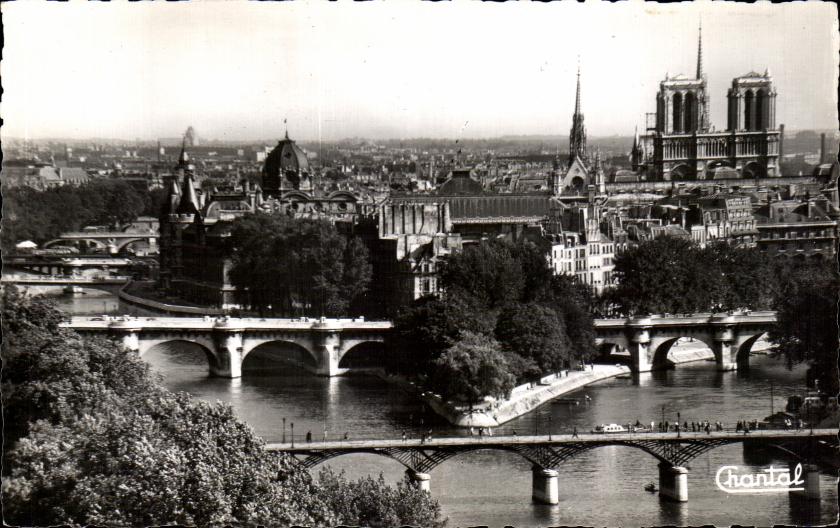 CPA Paris la pointe de la cite et les ponts