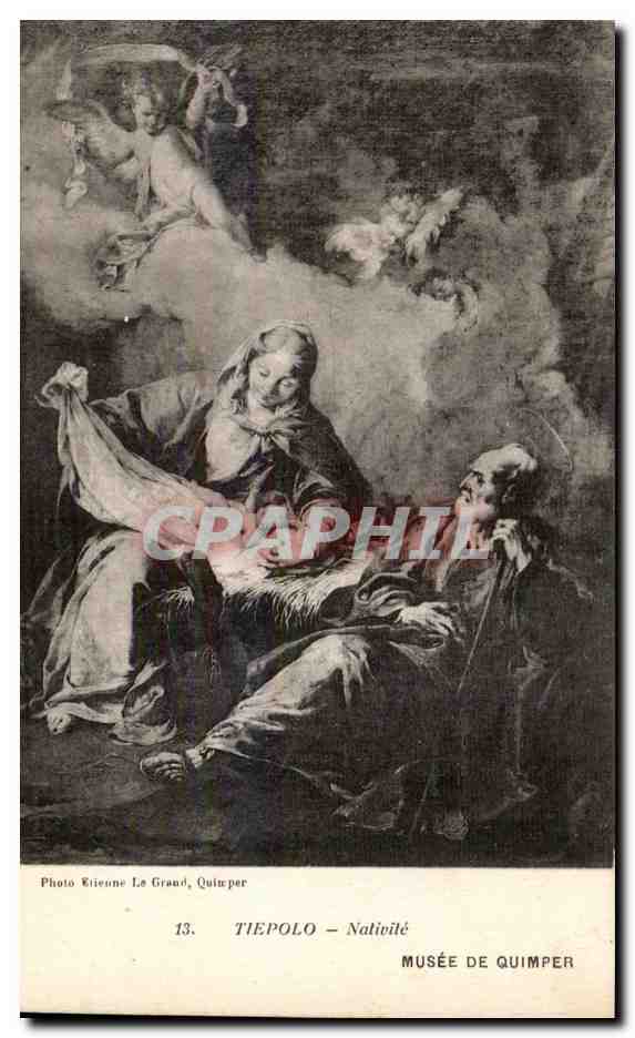 CPA Tiepolo Nativite Musee de Quimper