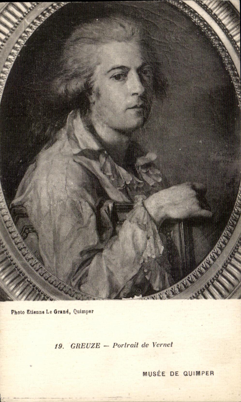 CPA Greuze Portrait de Vernet Musee de Quimper