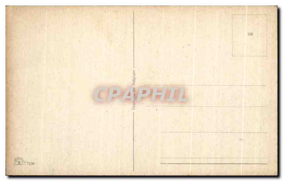 CPA Fantaisie Fleurs  — Verso