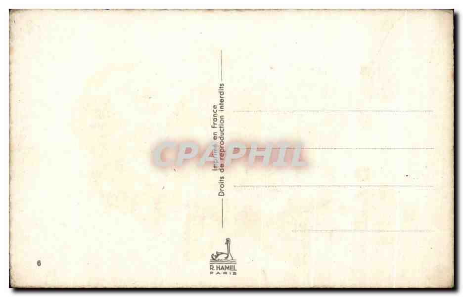 CPA Fantaisie Fleurs Papillon  — Verso