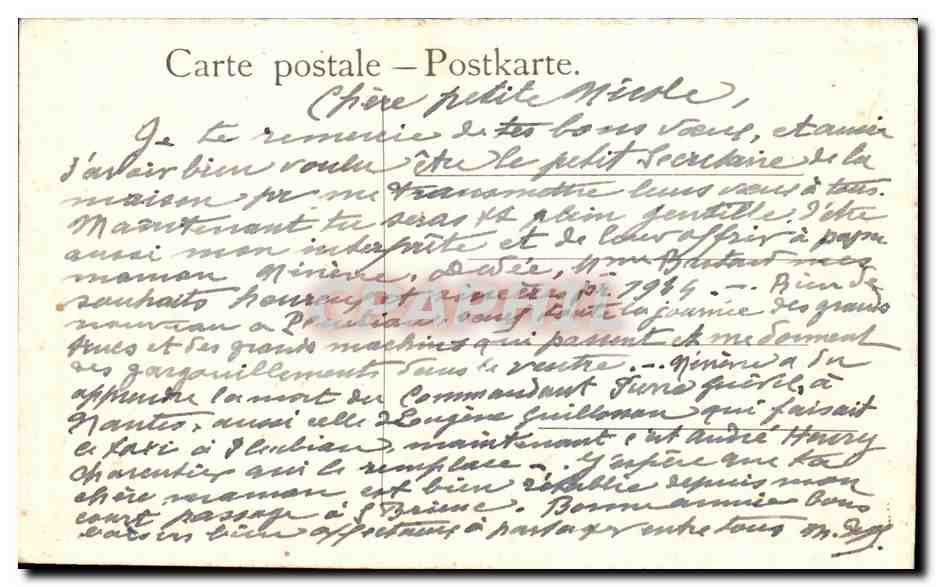 CPA Haslehust Paysage  — Verso