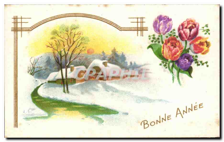 CPA Fantaisie Bonne Annee