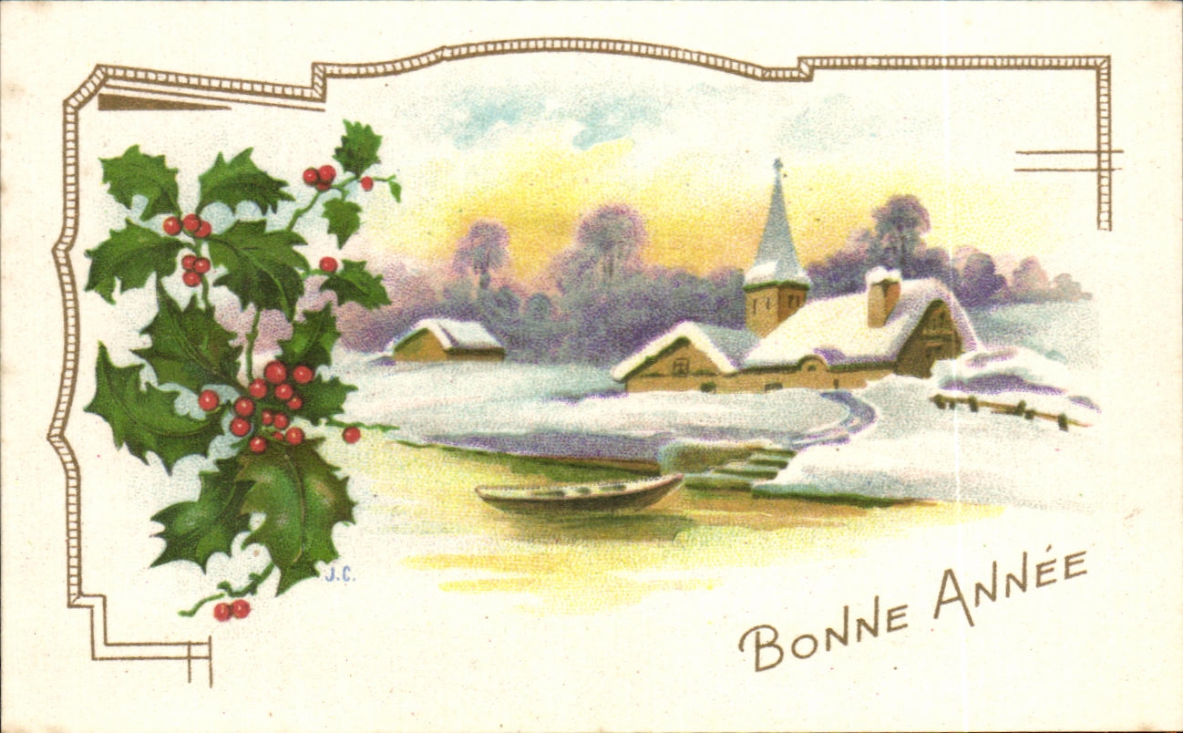 CPA Fantaisie Bonne Annee