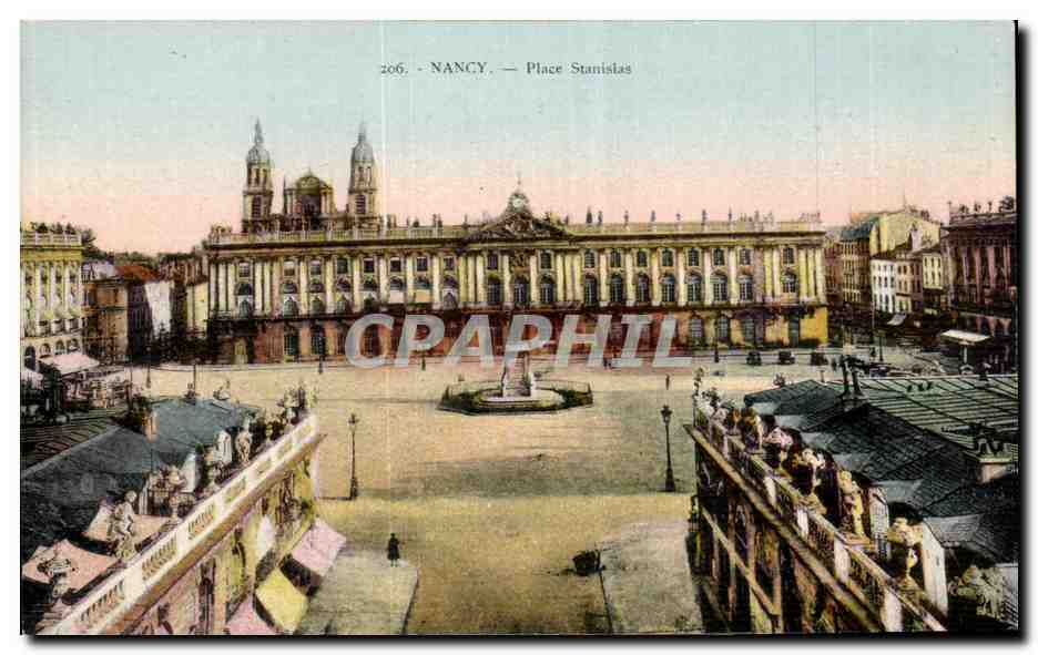NANCY — Place Stanislas — Édition d'Art V. Rader, Nancy, n° 206