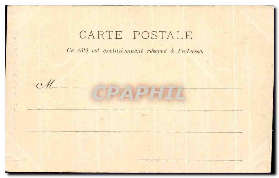 CPA Nancy Tombeau de la Reine Opalinska — Verso