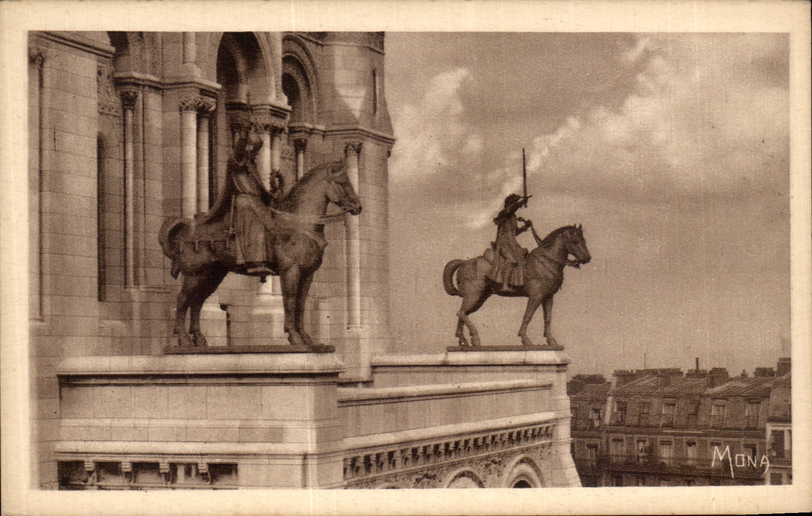 CPA Paris Basilique de Sacre coeur de Montmartre