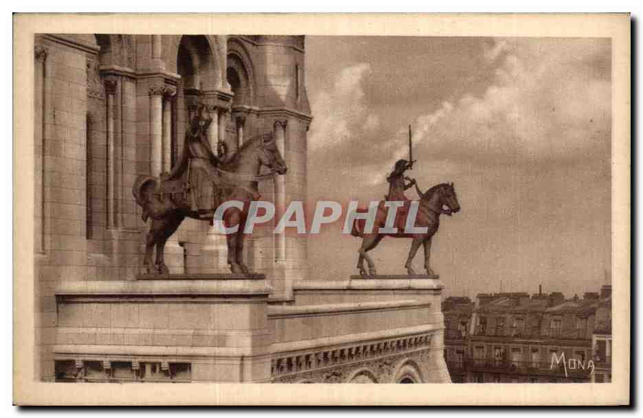 CPA Les Petits Tableaux De Paris Basilique du sacre Coeur de Montmartre Le Porche Principal