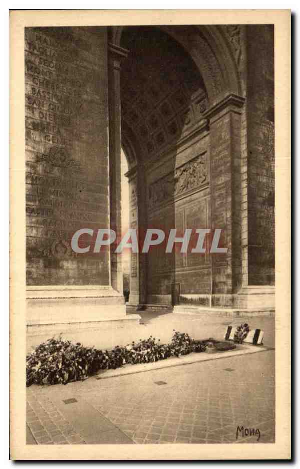 CPA Les Petits Tableaux De Paris La Tombe du Soldat inconnu THe tomb of the Unknown Warrior 