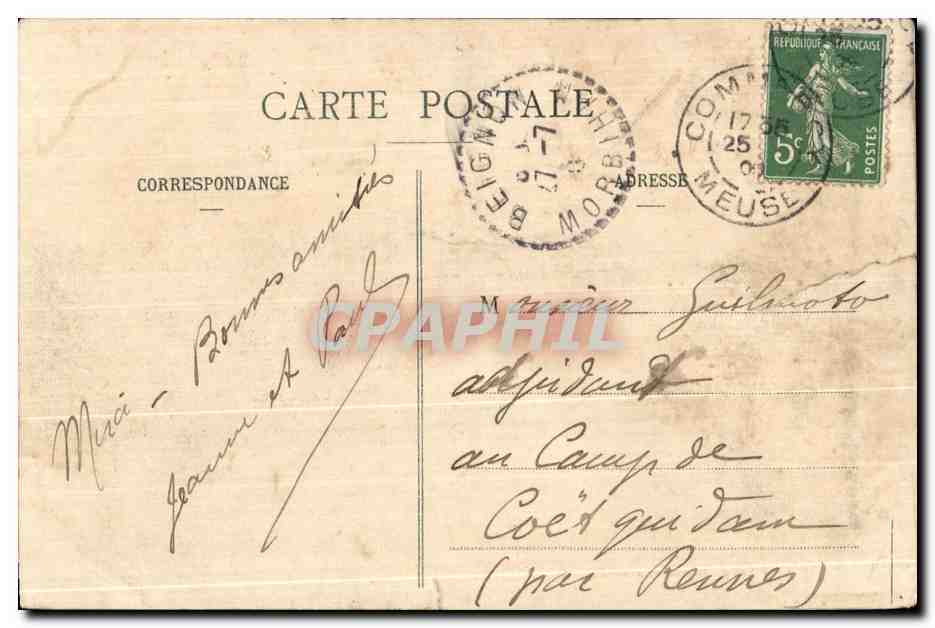 CPA Exposition de Nancy Les Palais Electricite — Verso