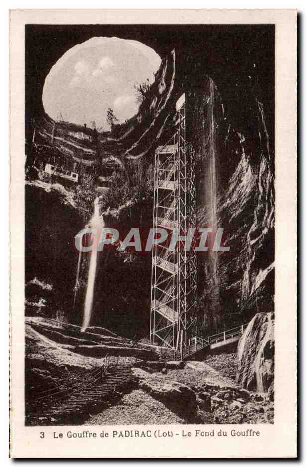 Der Gouffre de PADIRAC (Lot) — Der Grund des Gouffres — Nr. 3