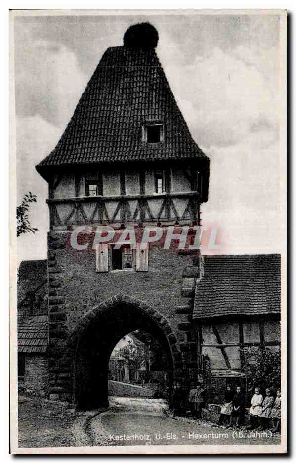 CPA Korr's Grossverlag Schawlbach Kestenholz Hexenturm