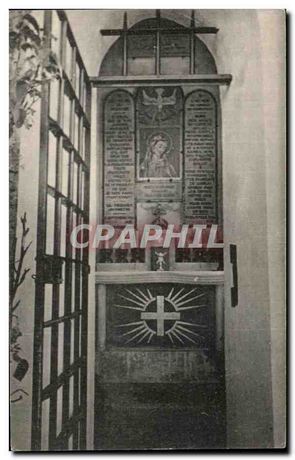 CPA la tour de la madene l'autel de notre dame de grace monument de la conversion d'Adolphe Rette