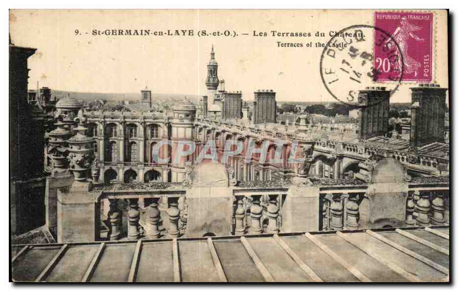 St-GERMAIN-en-LAYE (S.-et-O.) — Les Terrasses du Château — Éditeur E. Papeghin, n°9