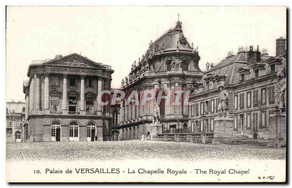 CPA Palais De Versailles La Chapelle Royale The Royal Chapel