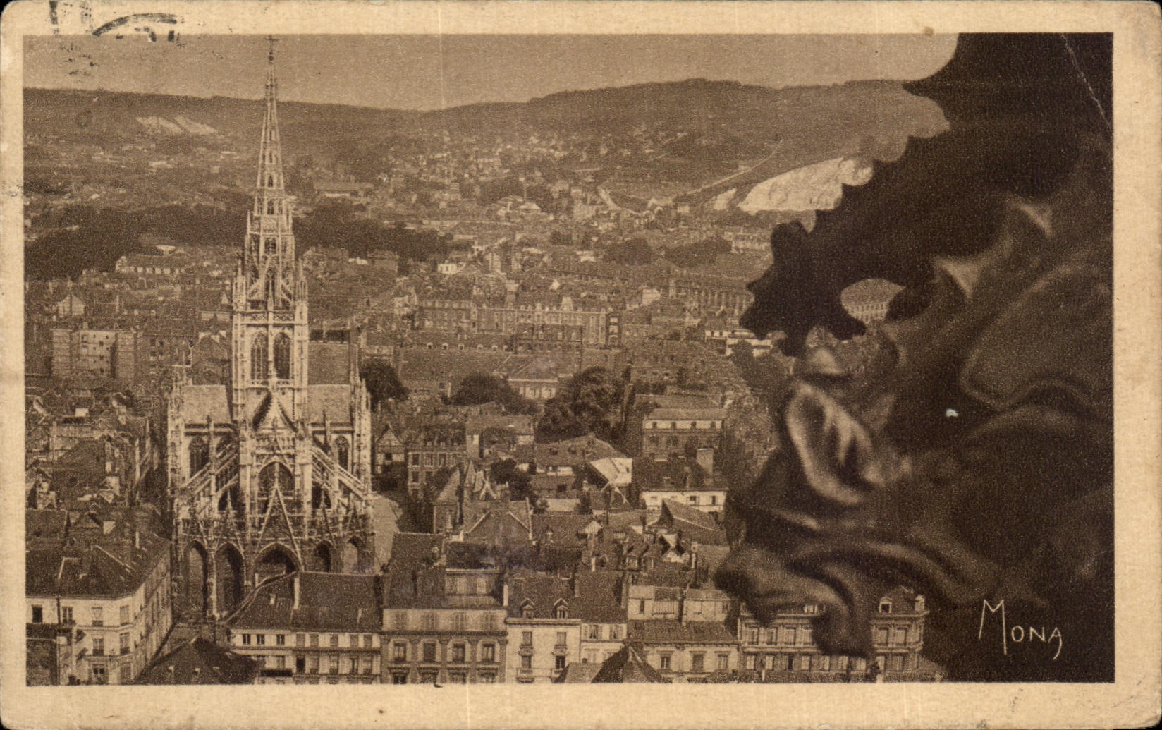 CPA Les Petits Tableaux De Normandie Rouen La Ville Musee Eglise Saint Maclou 