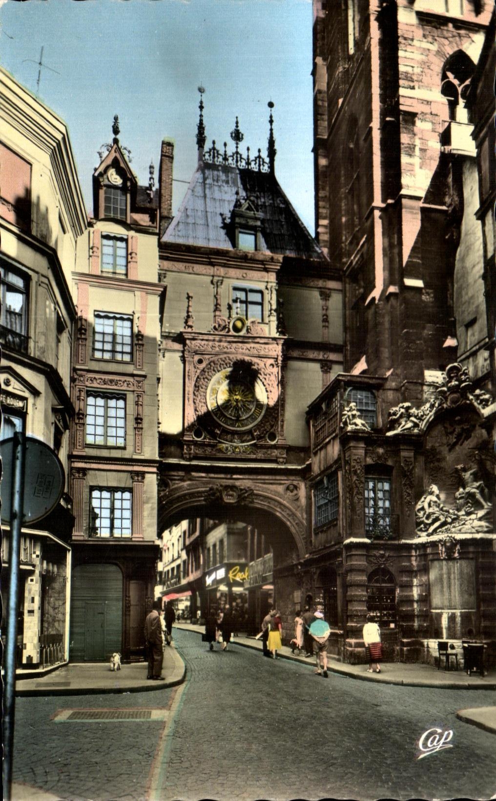 CPA Rouen La Grosse Horloge